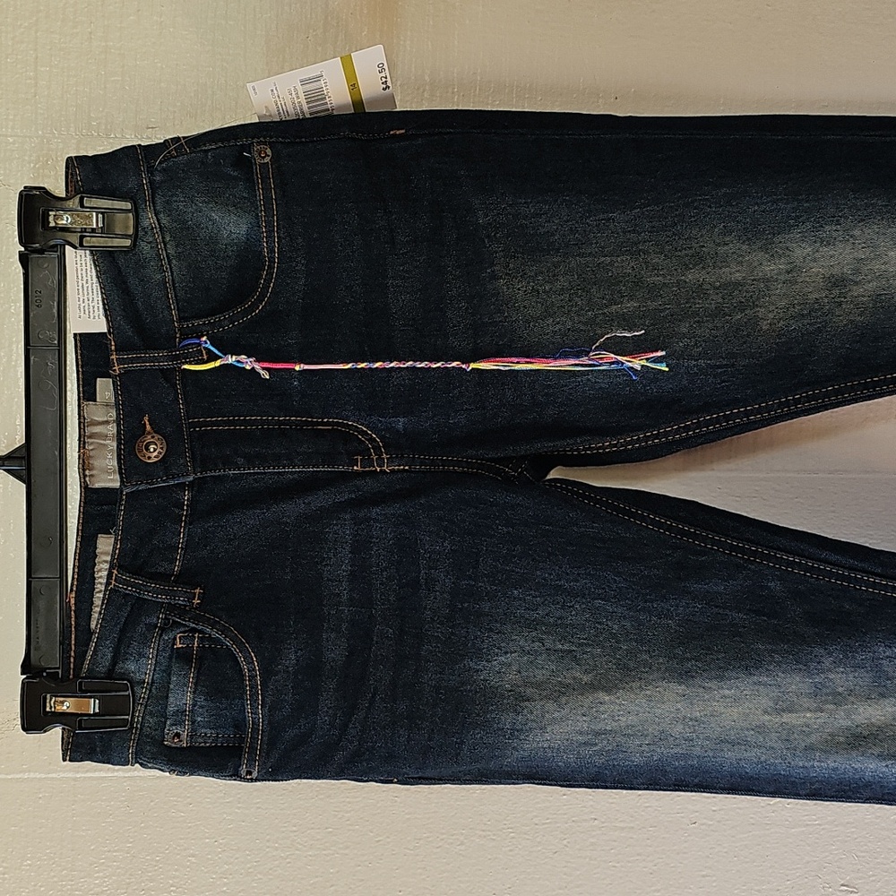 Lucky Brand Zoe Skinny Slim Fit Skinny Leg Barrier Wash Size 14